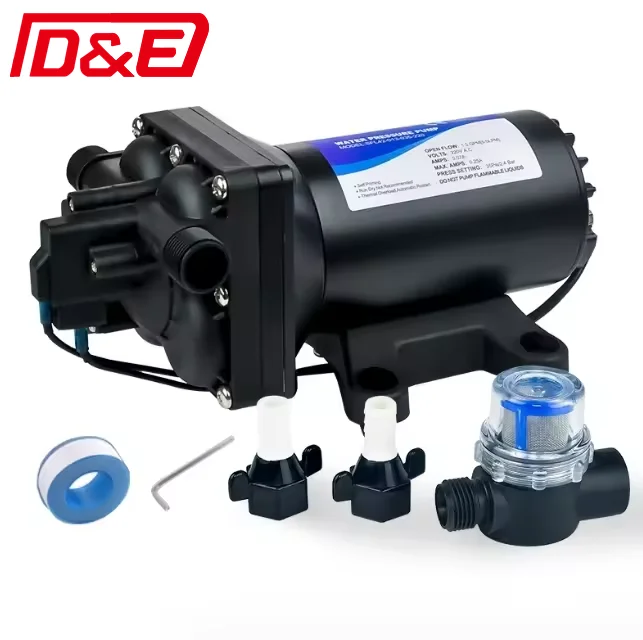 High Quality AC 110V 220V Water Pressure Booster Transfer Pump 70PSI/4.8Bar Water Pressure Pump for Car Wash