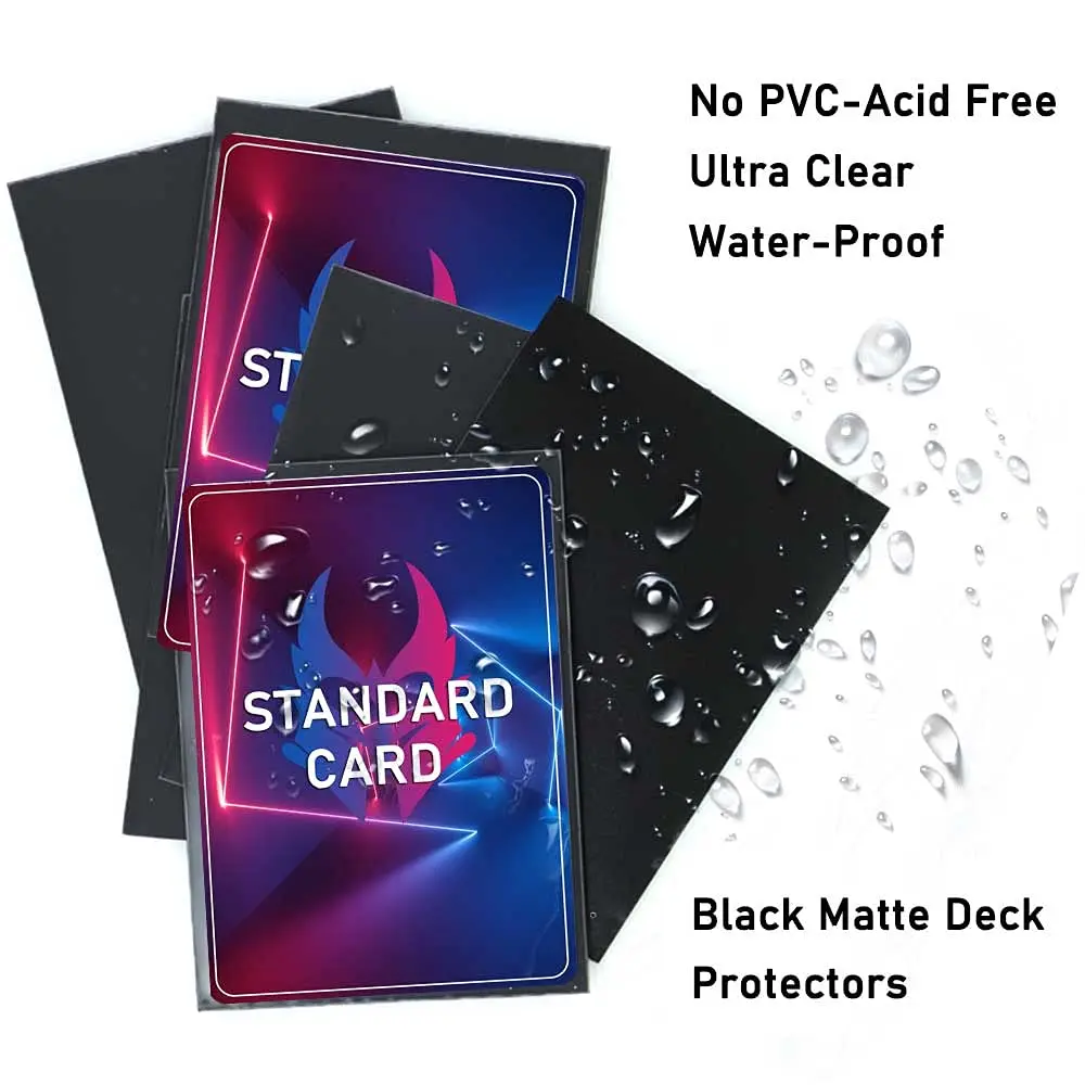 100 Pcs Premium Game Collect MTG Matte PP Inner Sleeve Custom TCG MTG YuGiOh Card Sleeves Penny Sleeves