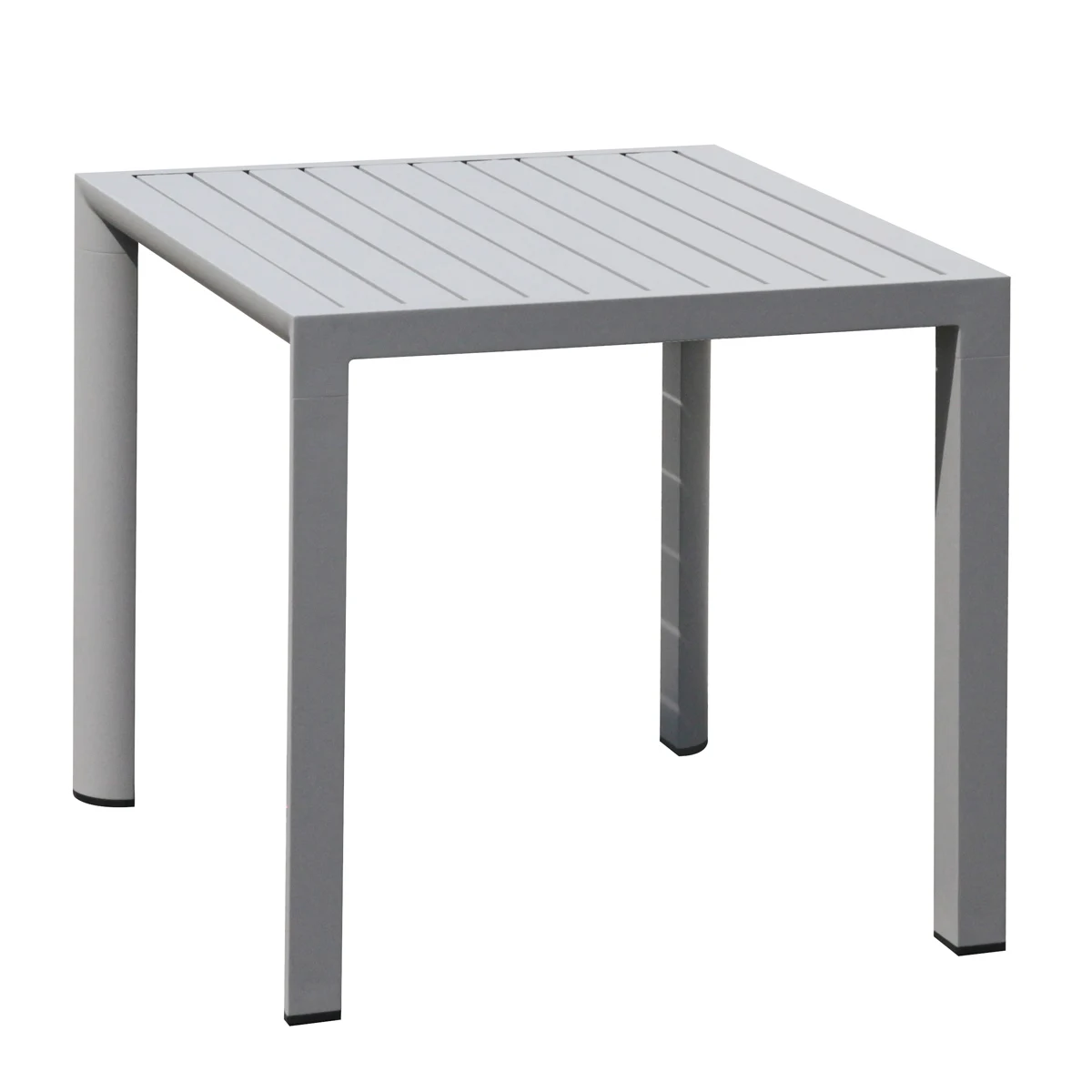 Modern Outdoor Furniture Commercial Full Aluminum Patio Outdoor Square Dining Table for hotel restaurant Garden