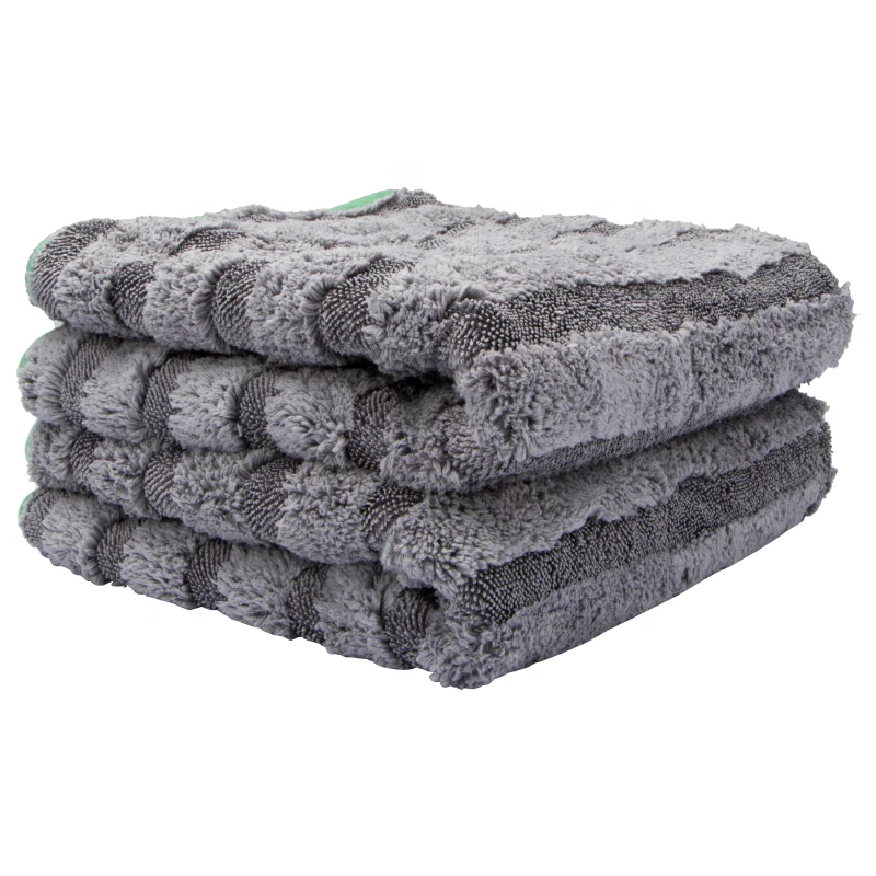 Dual Layered Edgeless Hybrid Micro Twist Car Microfibre Ultimate Drying Towel 1000GSM 50x80cm