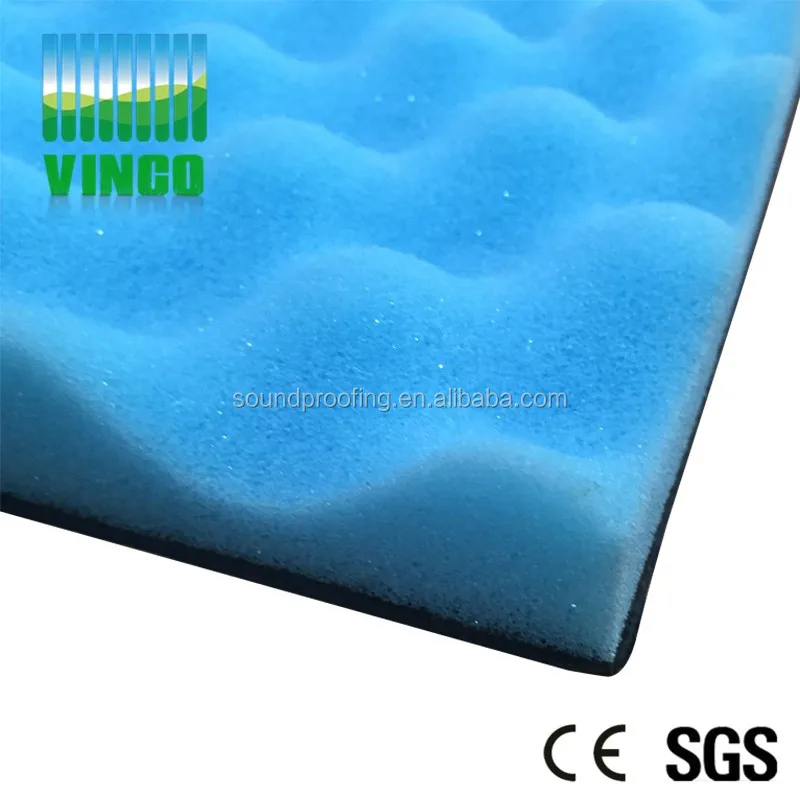 Factory hot sales soundproof pipe foam /warp good price acoustic foam and acoustic lagging products for office