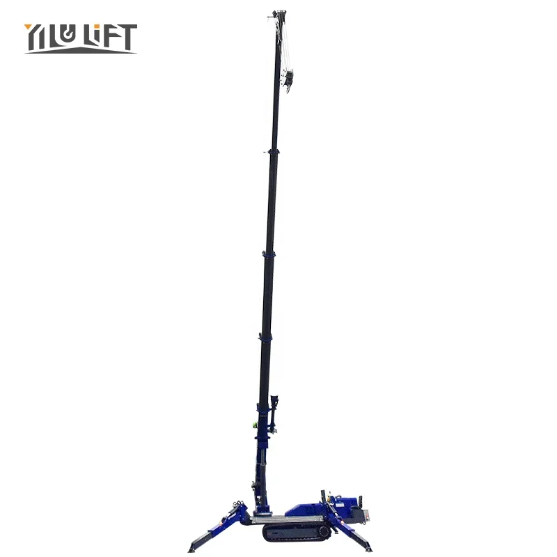 AC Electric DC Battery 3T 5T 8T Diesel Engine Mini Crawler Spider Crane