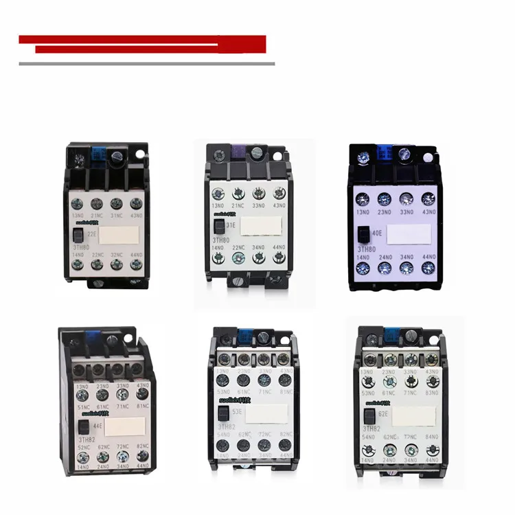 NEW Contact intermediate contactor relay AC36V 3TH80-22E 3TH80-31E 3TH80-13 3TH80-40E 3TH80 Silver contact for low voltage appliance