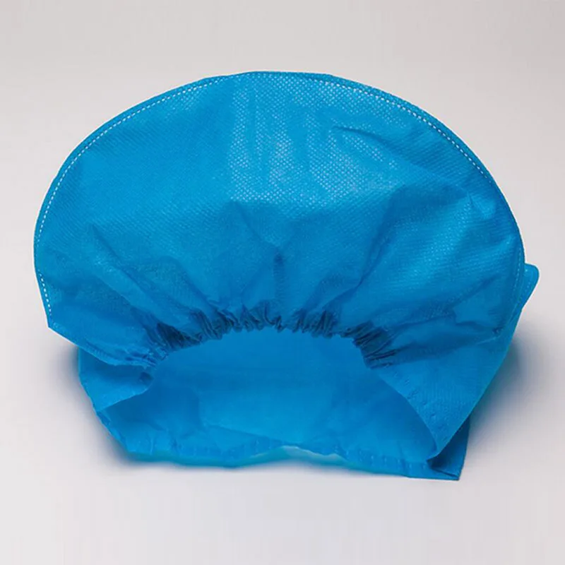 Medical Disposable non-woven Surgical bouffant round Cap Clip cap