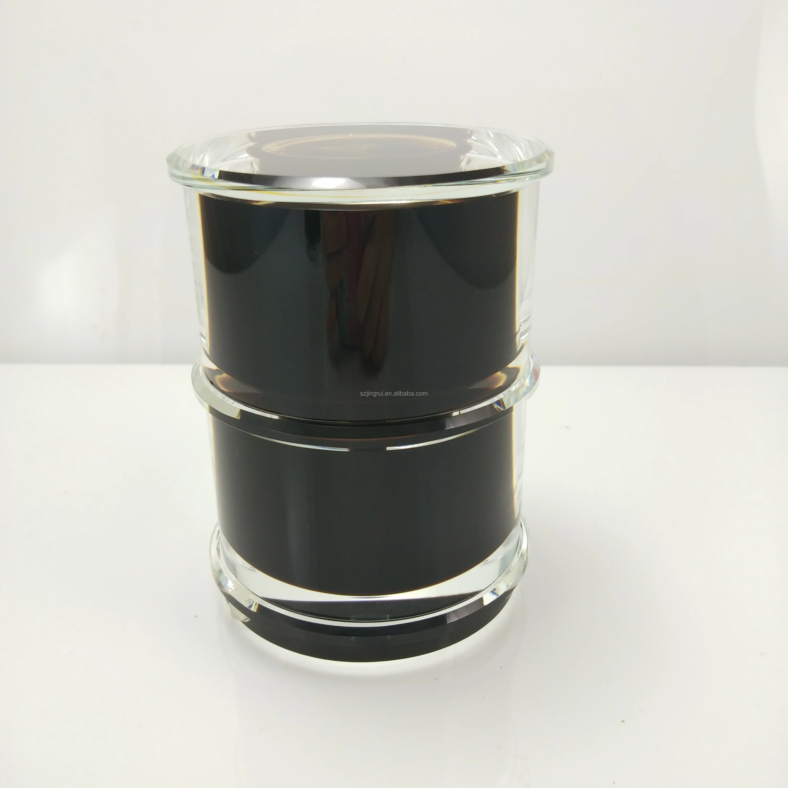 Exquisite Design Crystal trophy Award Oil And Gas Gifts with Sand and Oil, Oil Drilling Rig Model For Gifts