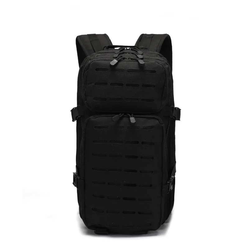 1201 Custom Wholesale OEM Camouflage Outdoor Mountain Climbing Tactical Blank Black Mens Work Backpack