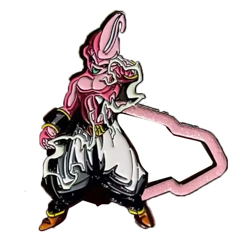 Wholesale Custom Anime Metal Pins DRAGON BALL and Pocket Monster Cartoon Frame Mexican Pins for hats