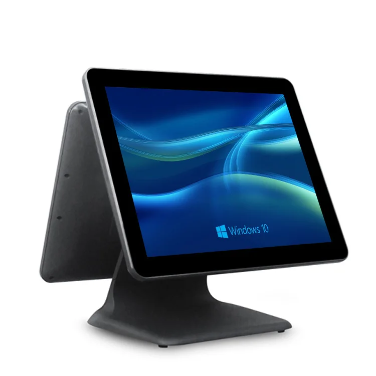 Dula screen 15.6inch And-roid Restaurant Retail Touch screen Pos Terminal  All In One Pos machine