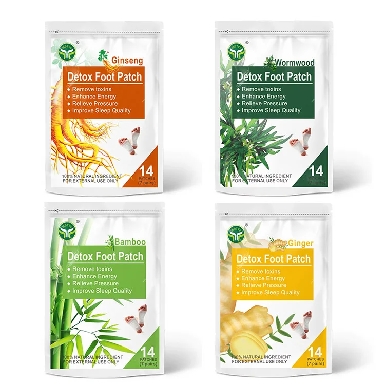 Private Label Chinese Foot Pad Detox Patch Slimming Foot Patch Natural Detox Foot Patch