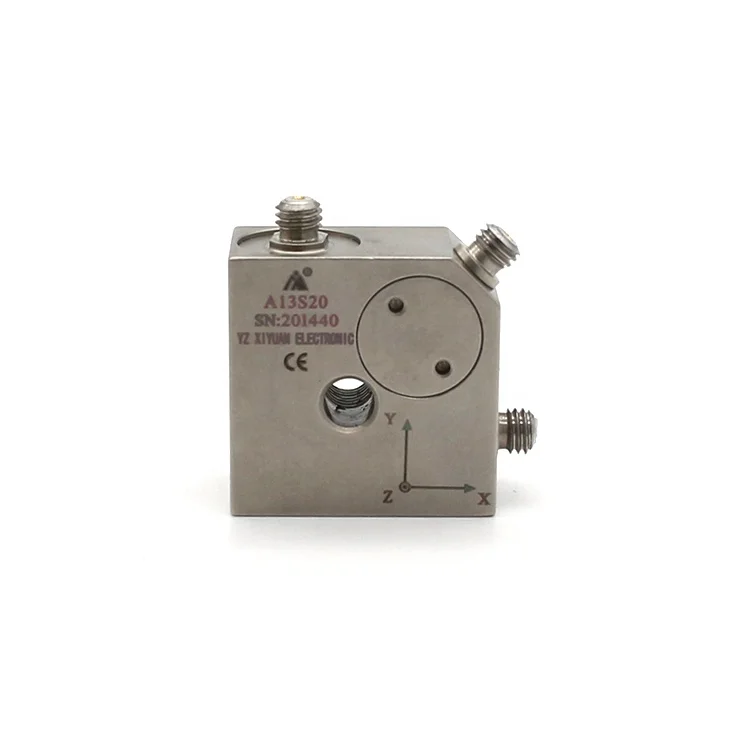 Triaxial (X,Y,Z) IEPE Type Universal Piezoelectric Vibration Acceleration Sensor 3 axis Accelerometer