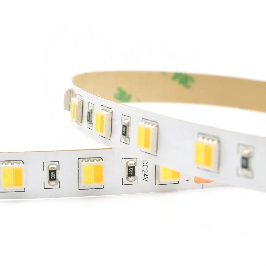 5050 2in1 Tunable 3000/6000K White LED Strip 60Leds/m