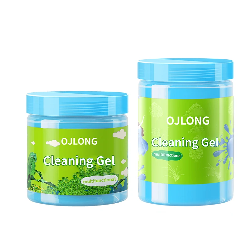 160g Convenient Jelly Cleaning Gel Repeated Use Cleaning Gel For Car Interior Skin-friendly