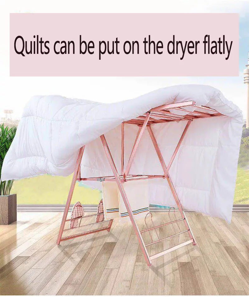 Складная регулируемая уличная сушилка для одежды в форме бабочки и белья