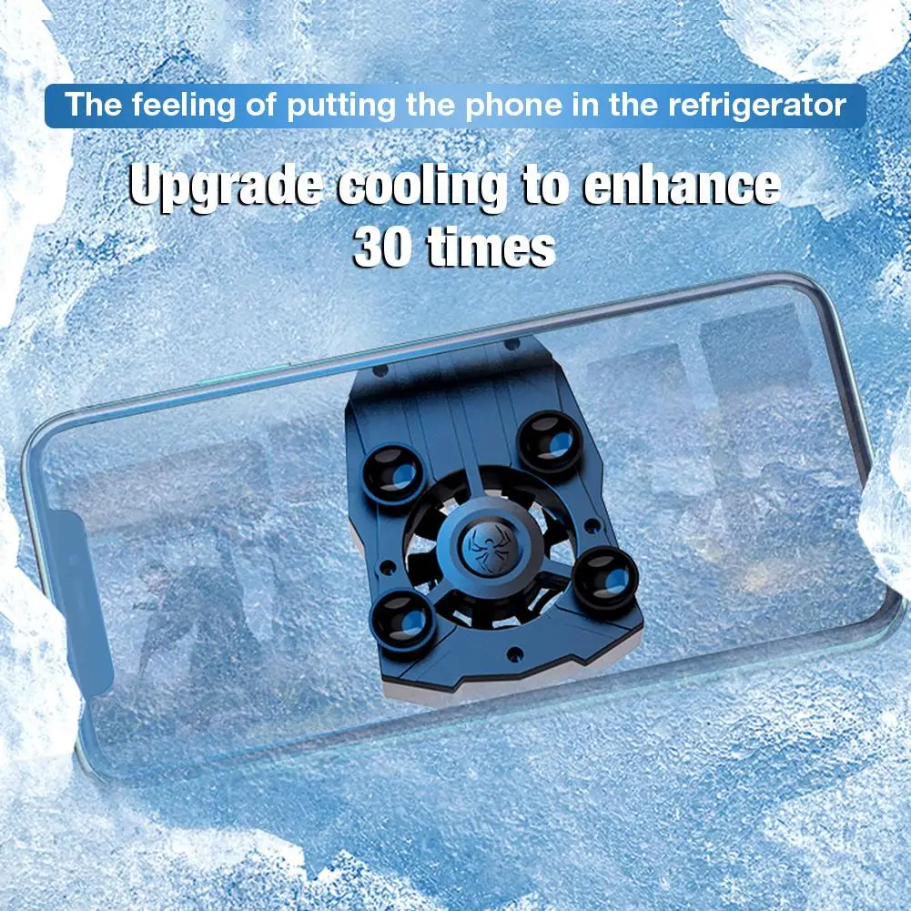 Universal Mobile Phone Radiator USB Powered Phone Cooling Fan Mute Radiator Rechargeable Smartphone Tablets Cooler Controller