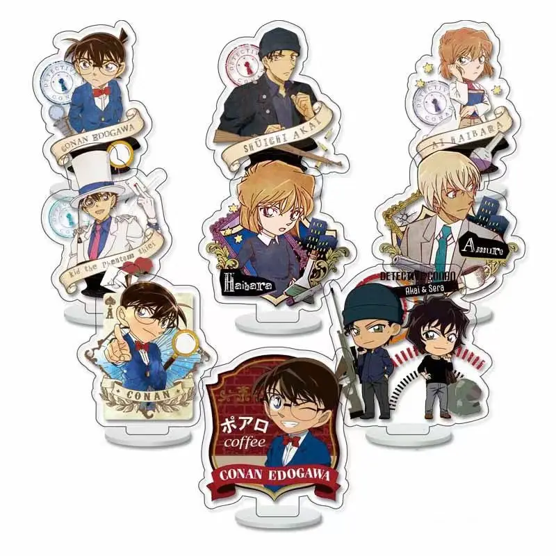 Professional Anime Character Detective Conan Anime Clear Plastic Acrylic Mini Standees