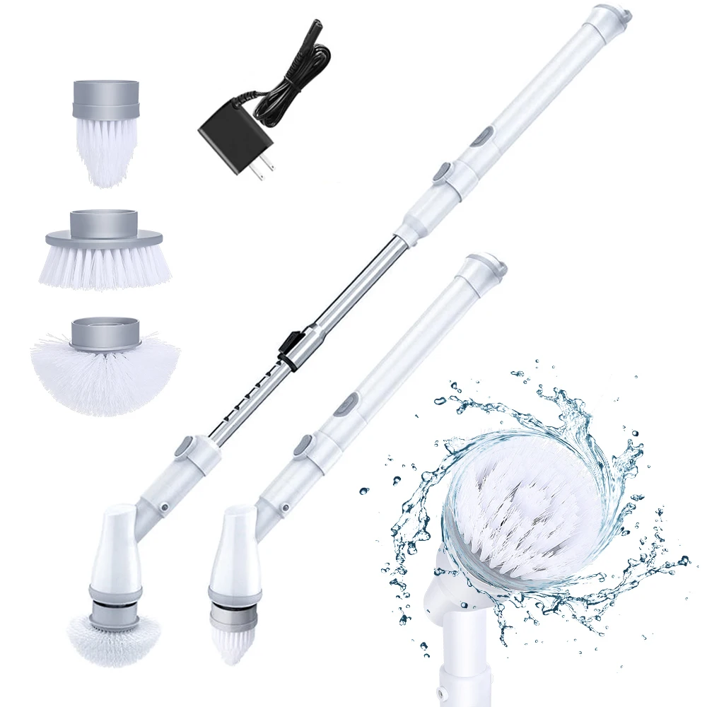 Powerful Cleaning Window,Toilet,Kitchen,Floor,Bathroom,Car Stains Electric Cleaning Brush,Spin Scrubber