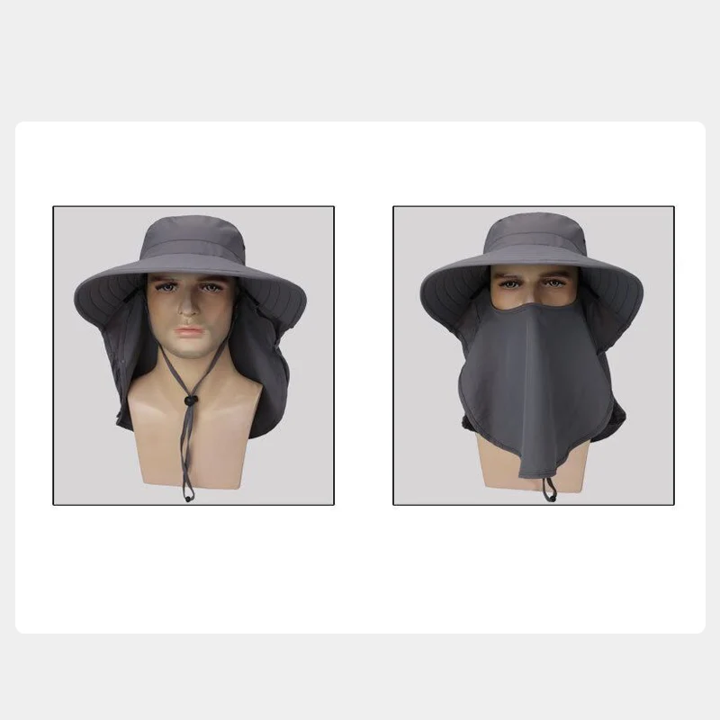 Оптовая продажа, маска для лица, накидка на шею, Спортивная, для путешествий, восхождений, гор, охоты, уличная шляпа от солнца, рыбака