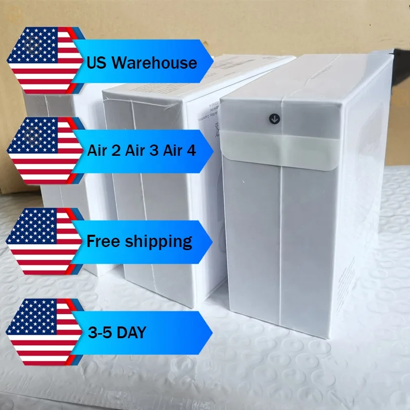 U.S Warehouse Original LOGO Air 3 TWS Cpoy Air 3 Pro 4 Airoha 1562A JL Chip Airs Pro Gen 3 Wireless Earbuds TWS Airs Pro 3 4