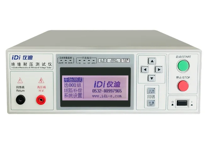 AC DC Hipot Tester IDI6163BH AC5KV20mA DC 6KV10mA IR 3KV/10G Dielectric Withstand Voltage Insulation resistance Tester