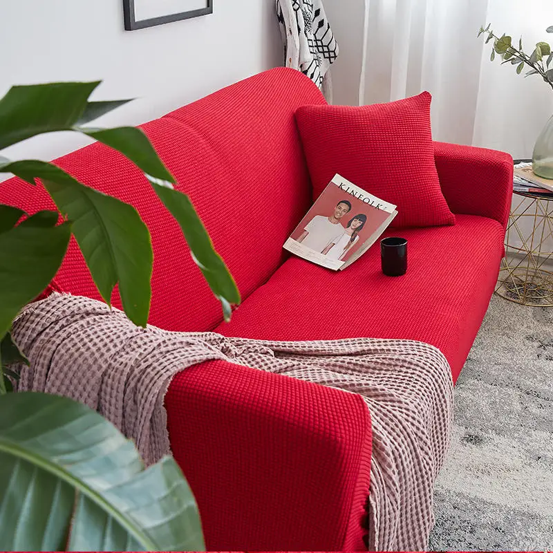 chat me for free sample corner sofa cover 3 seats thickened stretch Sofa Slipcovers used for  leather sofa