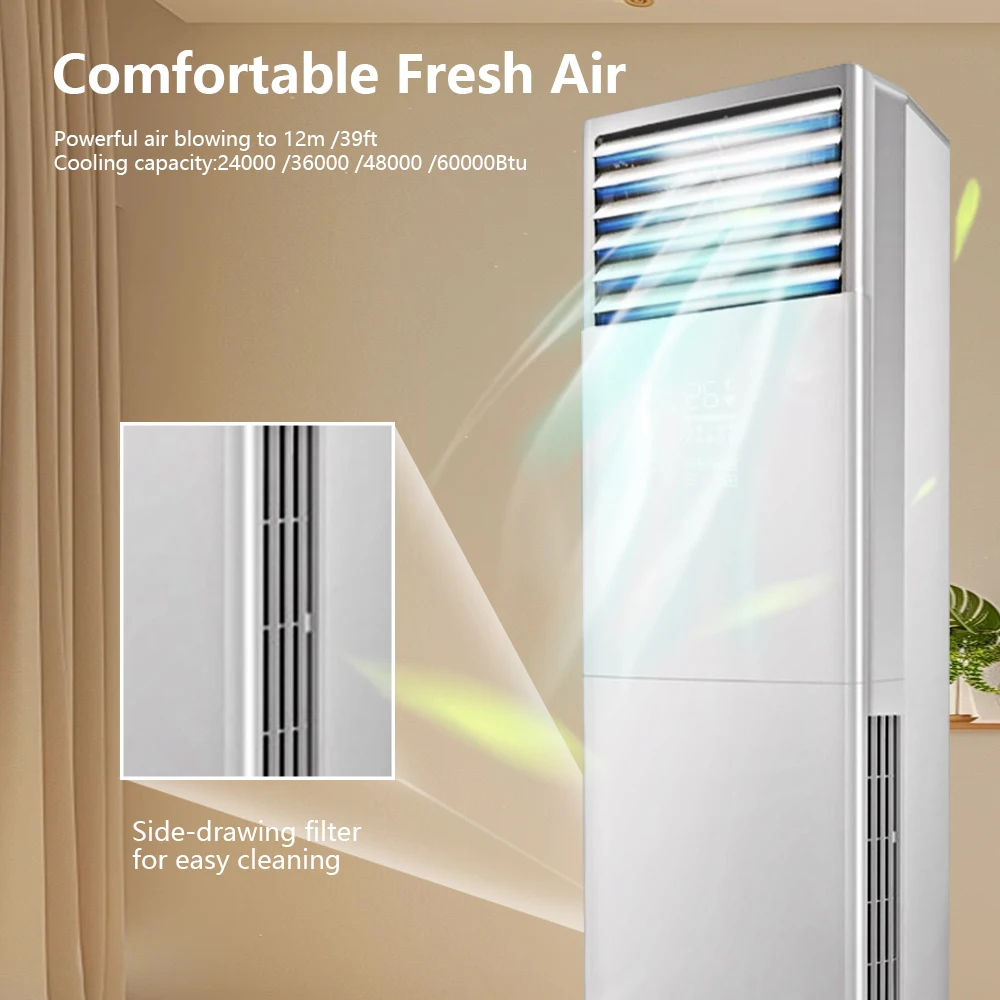 60000Btu Floor Standing Air Conditioner Household Split Cabinet Air Conditioning Room Inverter Standing AC Units