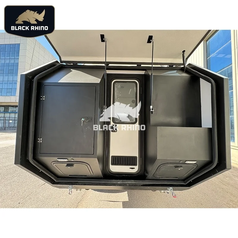 Aluminum caravan trailer utv camper trailer off road stactic caravan motorcycle camper trailers