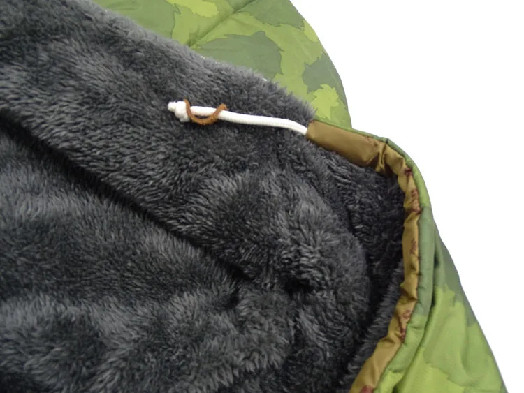 2020 новый дизайн, высококачественный Камуфляжный флисовый спальный мешок для активного отдыха