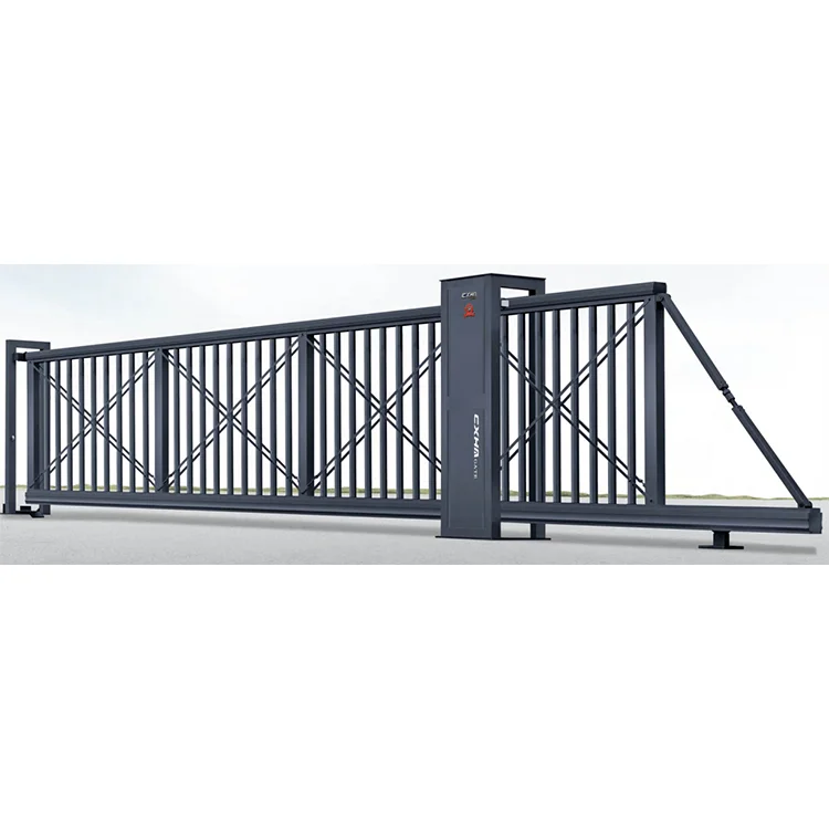 Автоматический алюминиевый сплав с силовым покрытием главные ворота дизайн алюминиевый забор и ворота Лидер продаж