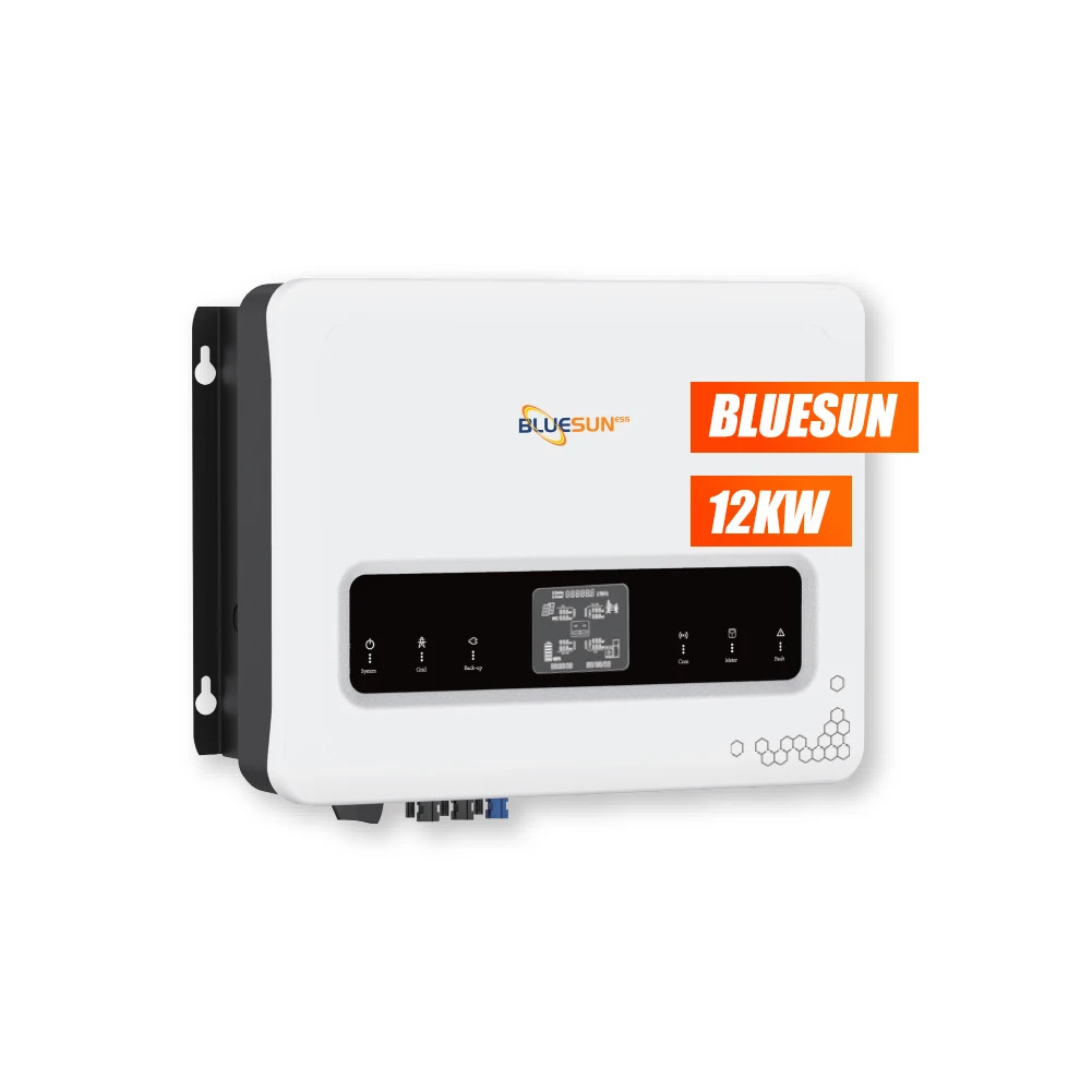 Bluesun 12KW hybrid solar inverter Solar Panels Battery Inverter Home Use High Voltage With Good Price