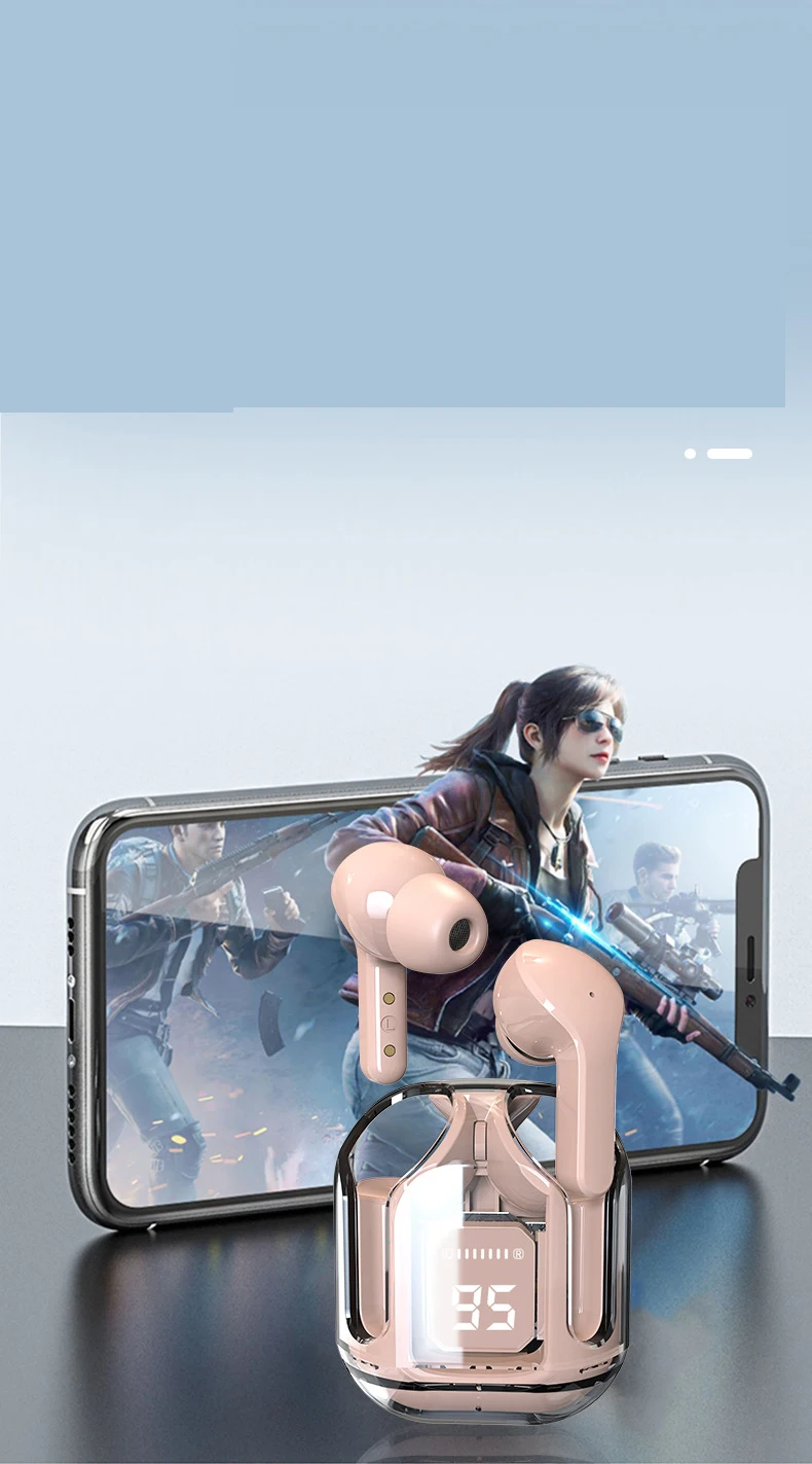 New i31 Hifi Sound Transparent true wireless Stereo Wireless Earbuds Wireless earphone, HIFI Sound quality TWS earbuds