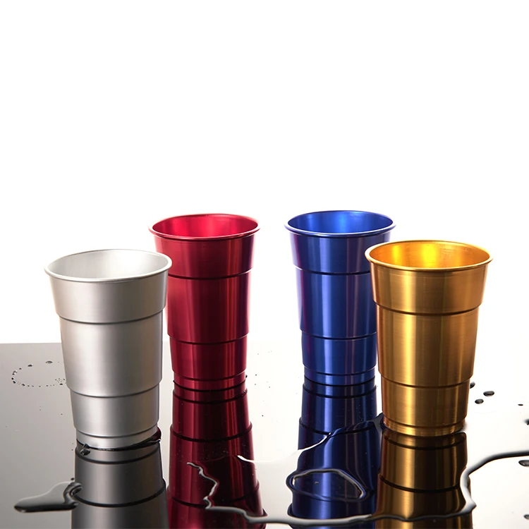 Прямая продажа от производителя экологически чистые новые металлические кружки для колы 500 мл алюминиевая сублимационная кружка напитков белая чашка воды