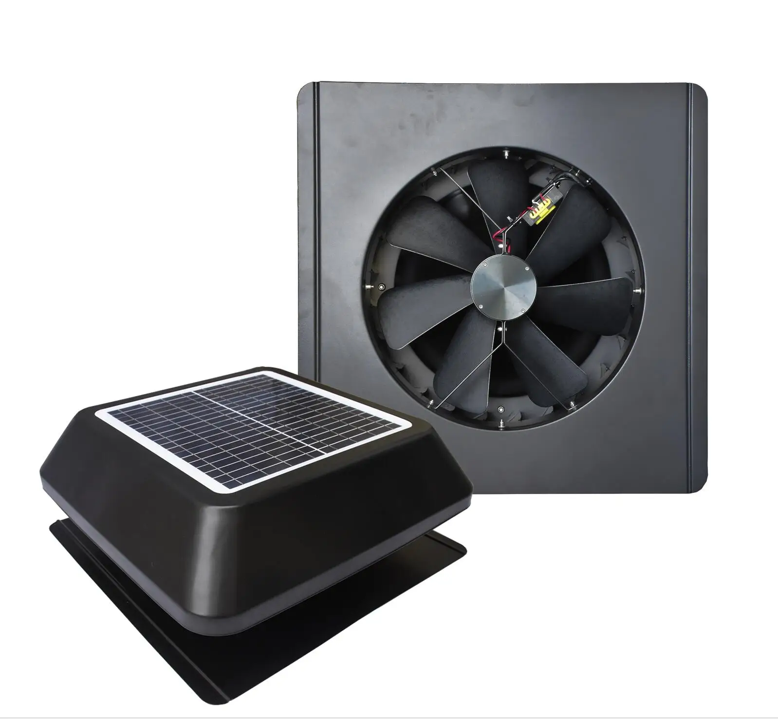 solar powered greenhouse cooling dc exhaust fan roof air circulator poultry industrial heat extractor kitchen air exhaust fan bl