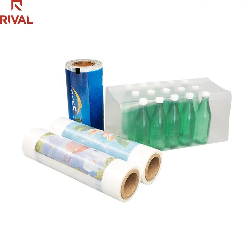 5 Layer Blown Custom Flexo Printing Transparent Plastic Film Packing Heat Shrink Film for Yogurt