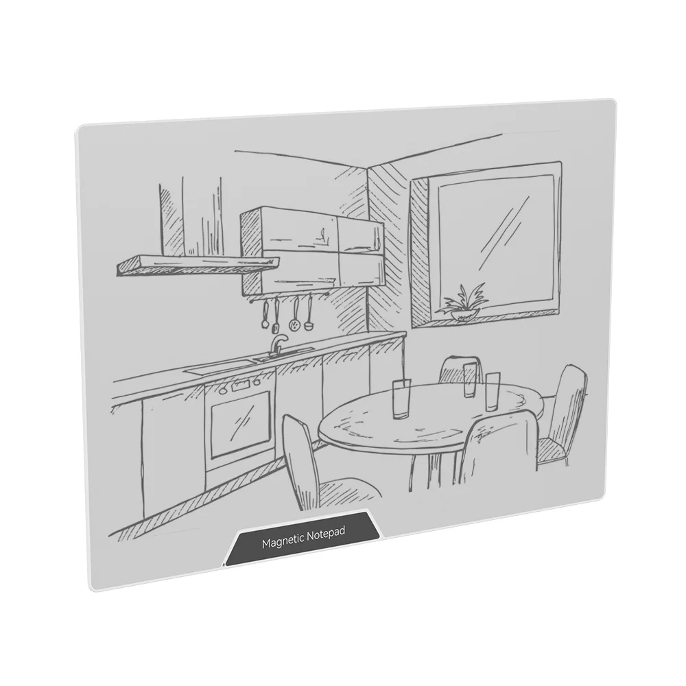Newyes Custom Reusable Drawing Board Dry Erase Whiteboard Magnet Memo Board Notepad Magnetic White Board