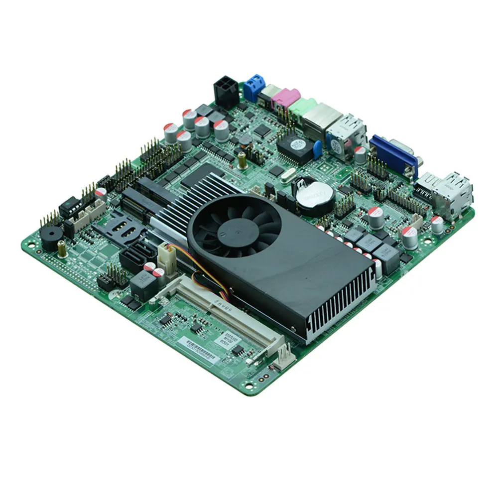 Partaker Core I3 3317U ITX-M100_I3 Industrial Thin mainboard Embedded computer Motherboard with 10 RS232