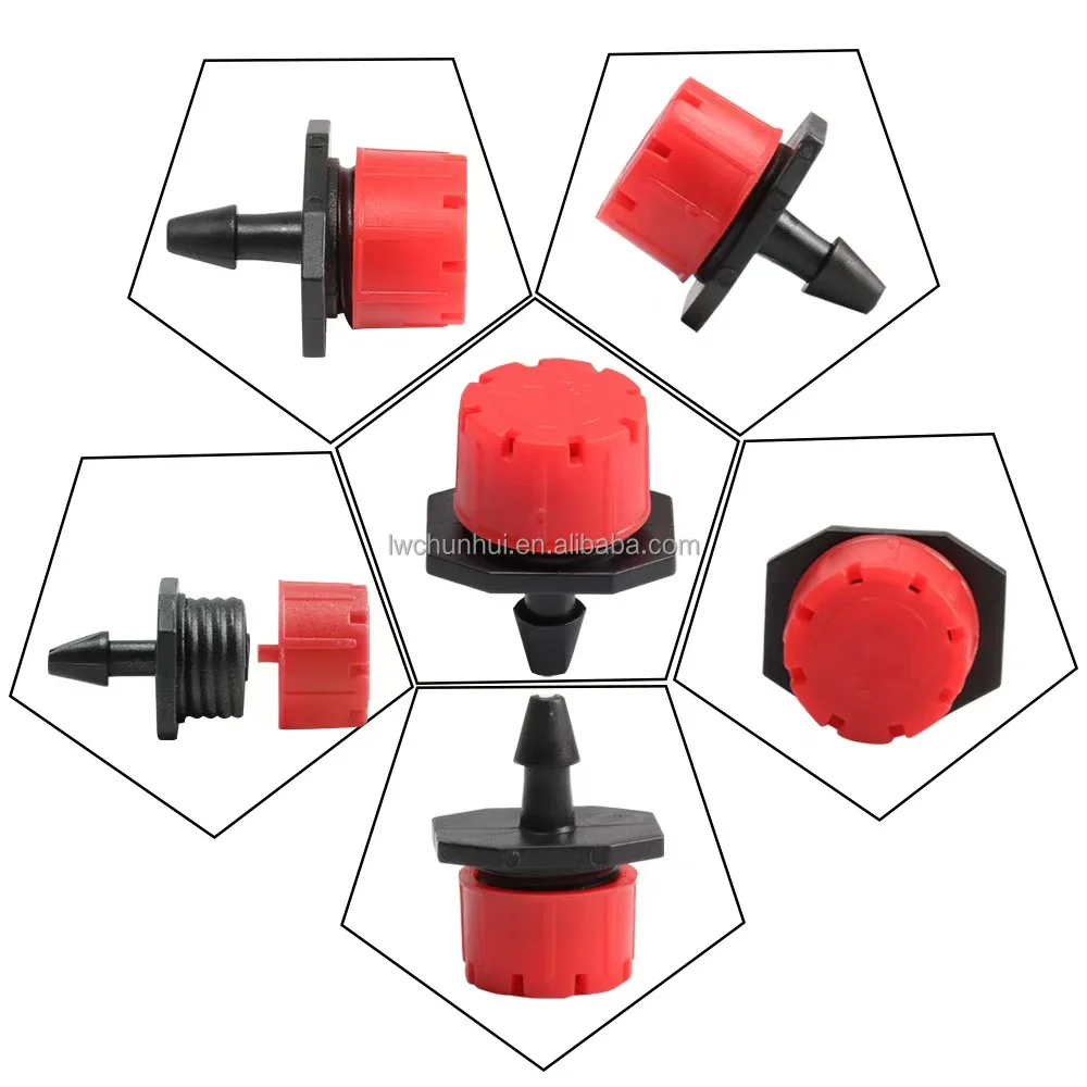Garden Irrigation Watering Inserting Ground Micro Flow Dripper 8 Hole Dripper for Drip Irrigation System