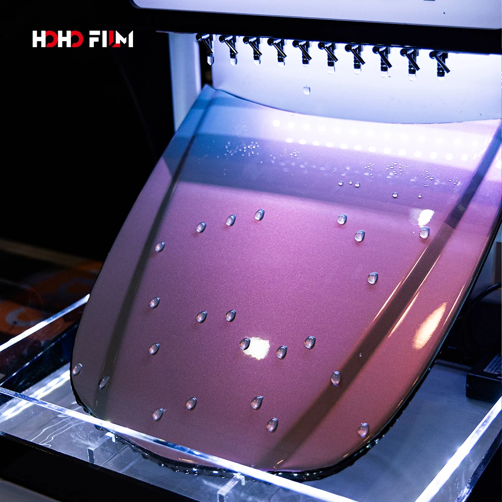 HOHOFILM 1.52x3m TPU Starry Phantom Color TPU PPF Film 7.5MIL Thickness Color Self Healing Colored Paint Protection Film Car PPF