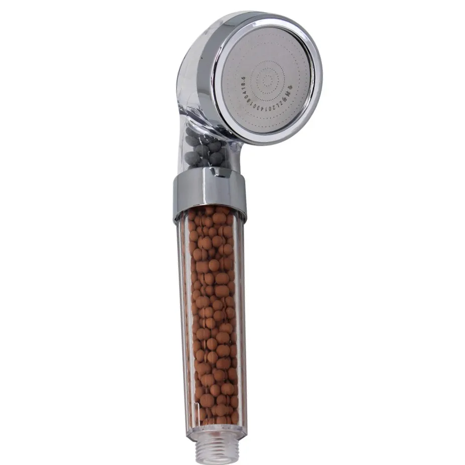
Filter transparent handheld pressurized water saving shower hand 