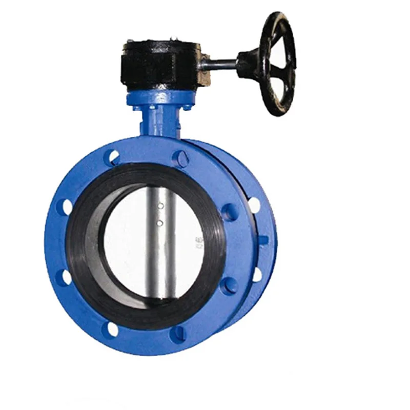 D343H-10C flange gear operated cast iron  butterfly valve