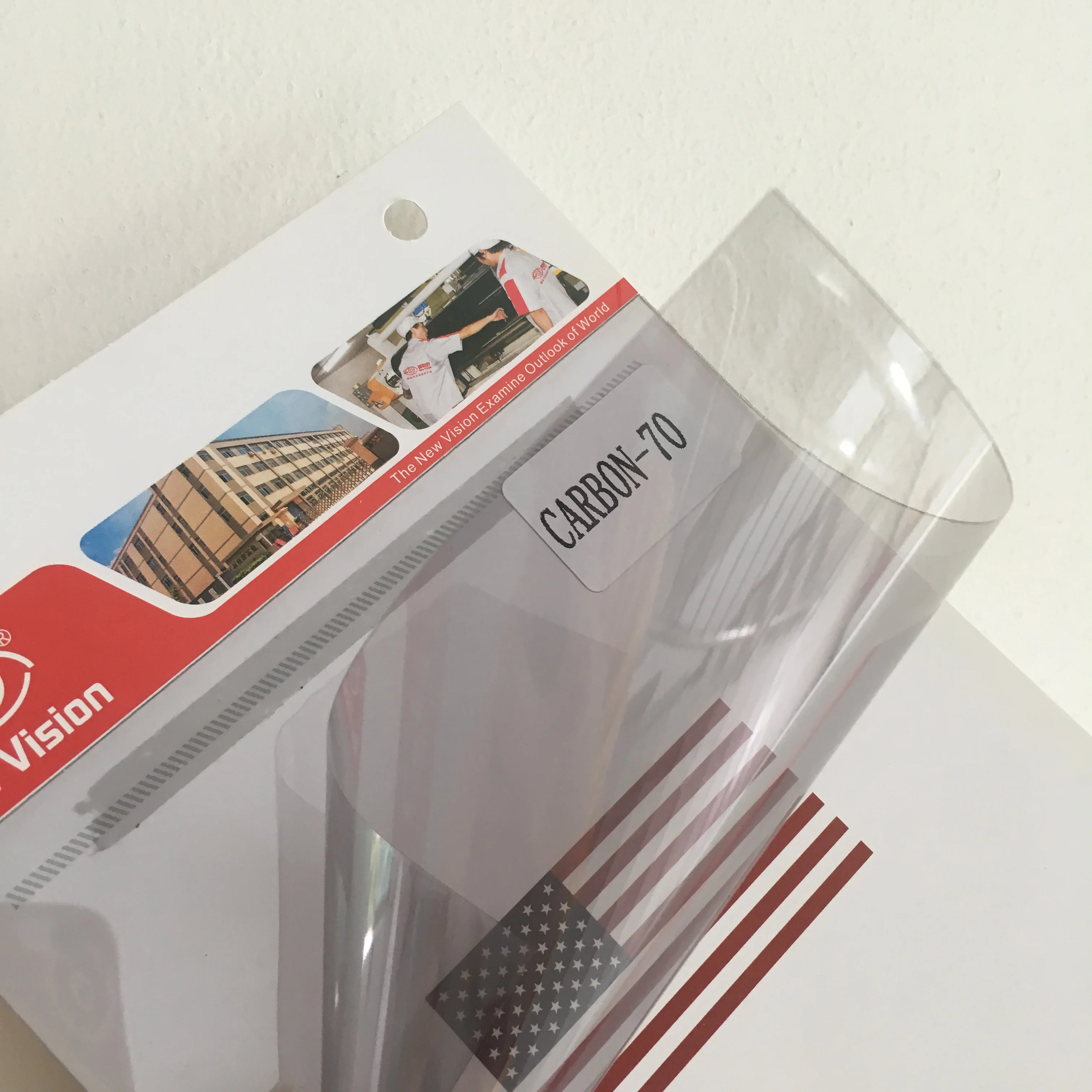 Manufacture factory nano Llumar quality IRR40-60% UVR99% good price nano carbon VLT70% gray window film