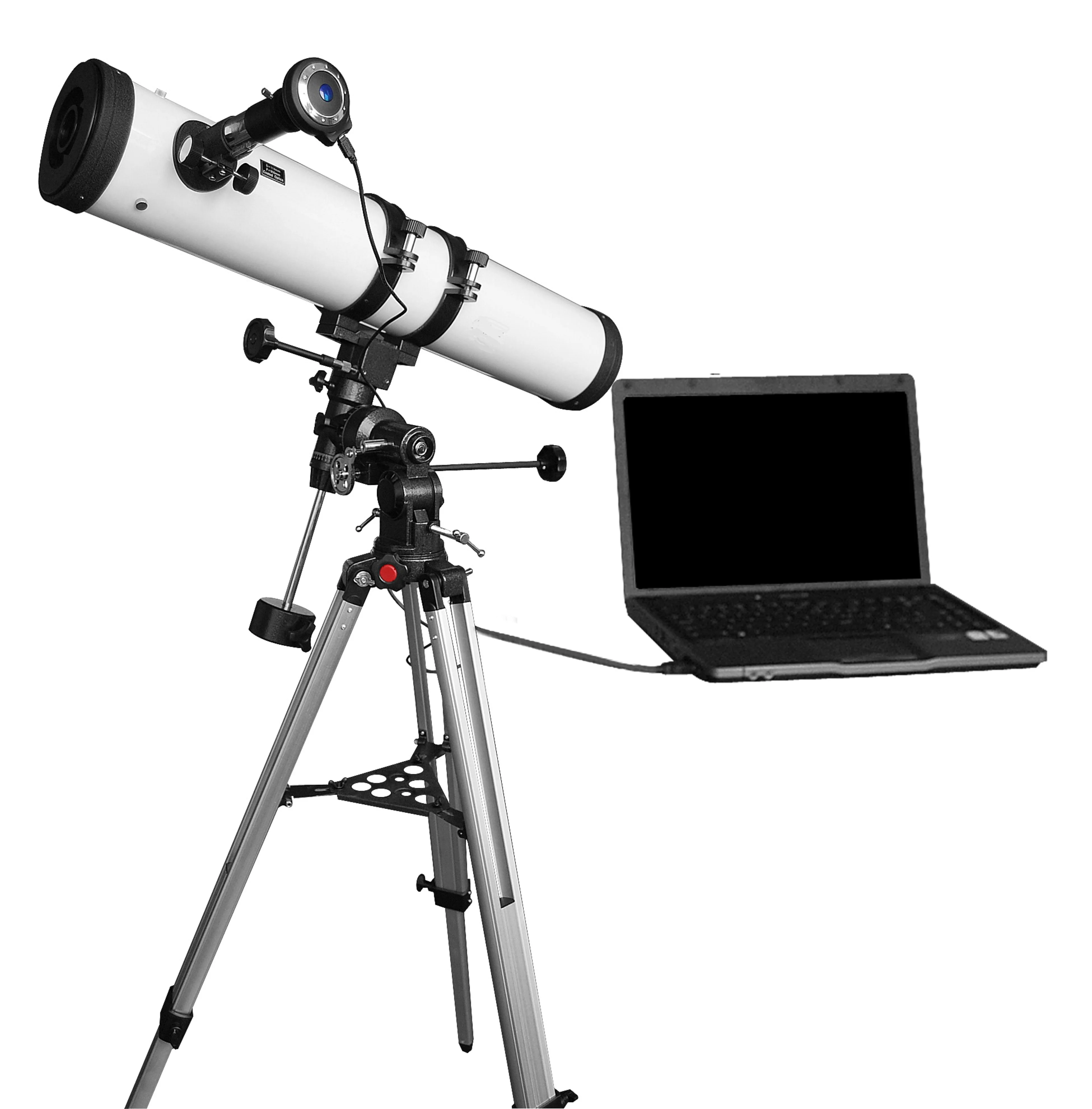 TEM1300-F9114EQ 1.3MP USB digital reflective telescope equipped with equatorial and heavy-duty metal tripod