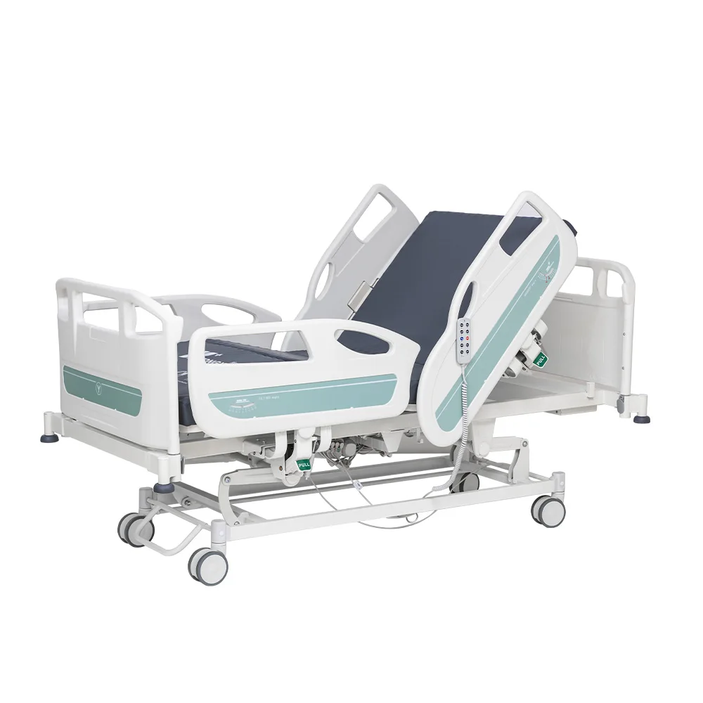 Cheap price ICU ward room 5 function electric hospital bed electronic medical bed for patient