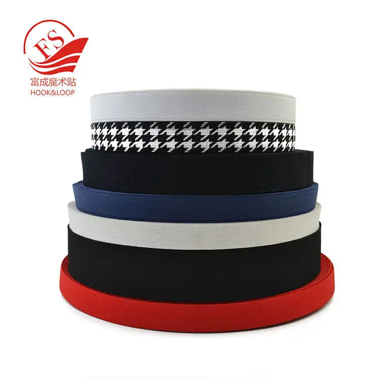 High Quality Factory Price Polyester Web Band Plain Nylon Webbing Elastic Strap For Backpack Seat Belt