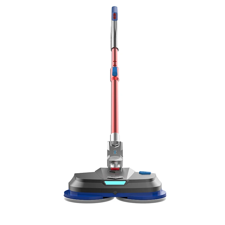 Dry and wet wireless electric mop automatic rotary waxing water spray automatic mop