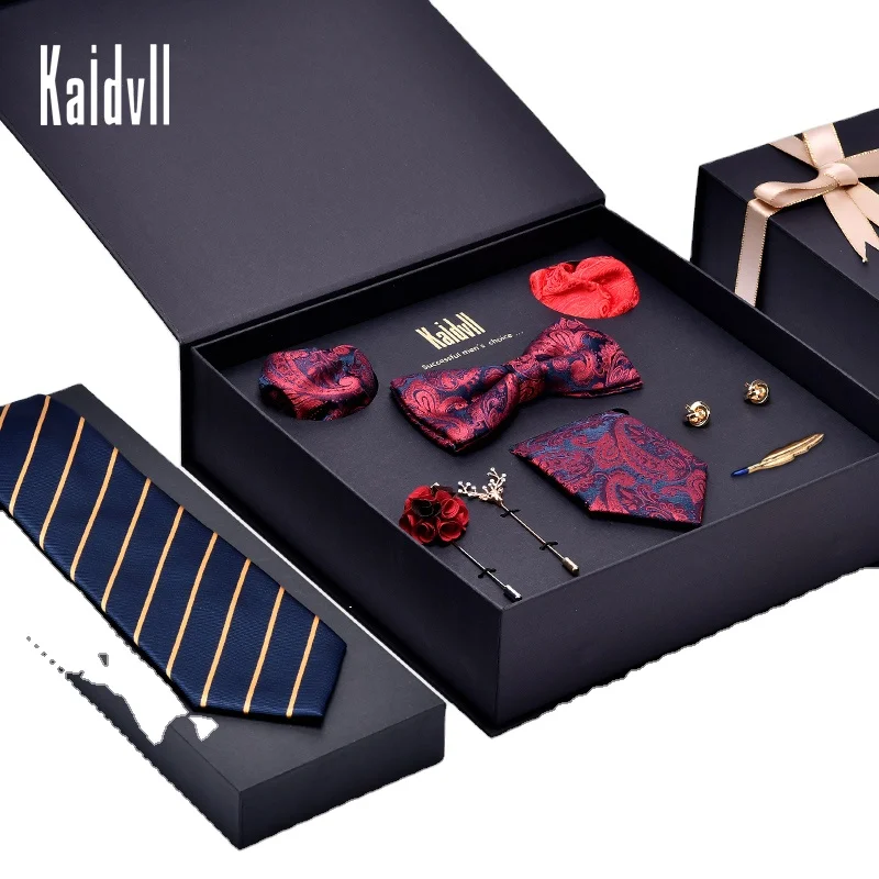 Роскошный лучший подарок, мужской бумажный галстук-бабочка, упаковочная коробка для галстука