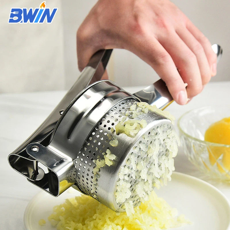 Kitchen Gadget 14 oz Stainless Steel Potato Ricer Masher