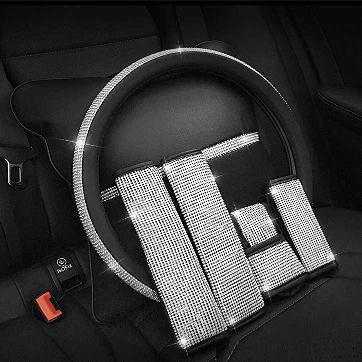 
bling crystal Safety Belt pad HandBrake Jacket Gear Jacket 
