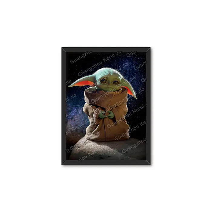 Горячая Распродажа Детский 3D постер Yoda для рекламы в подарок