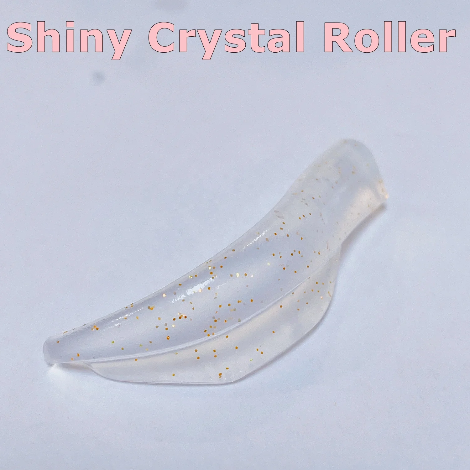 Crystal Lash Lift Pad With Glitter Soft Perm Shield For Glue Balm Self Sticky Lifting Rod For Eyelash Lift Tint Glueless Roller