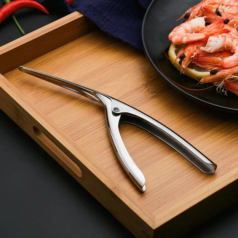 New Style 304 Stainless Steel  Shrimp Peeling Easy Seafood kitchen tool